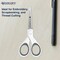 Micro-Tip Fabric Scissors with Titanium-Bonded Blades - Ideal for Crafting, Sewing, and More